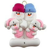 Baby Family of 4(Twins) Ornaments