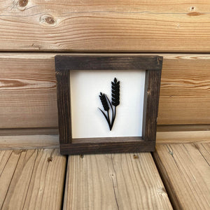 Wheat 3D Sign - 6"