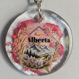 Alberta Floral Mountain Charm