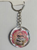 Alberta Floral Mountain Charm