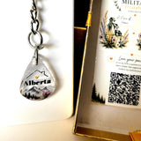 Alberta Mountain Mini Keychain