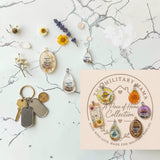 Alberta Mountain Teardrop Keychain
