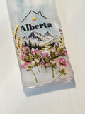 Alberta Wildflower Keychain