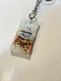 Alberta Wildflower Keychain