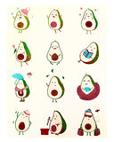 Avocado - Sand Art Sticker Kit