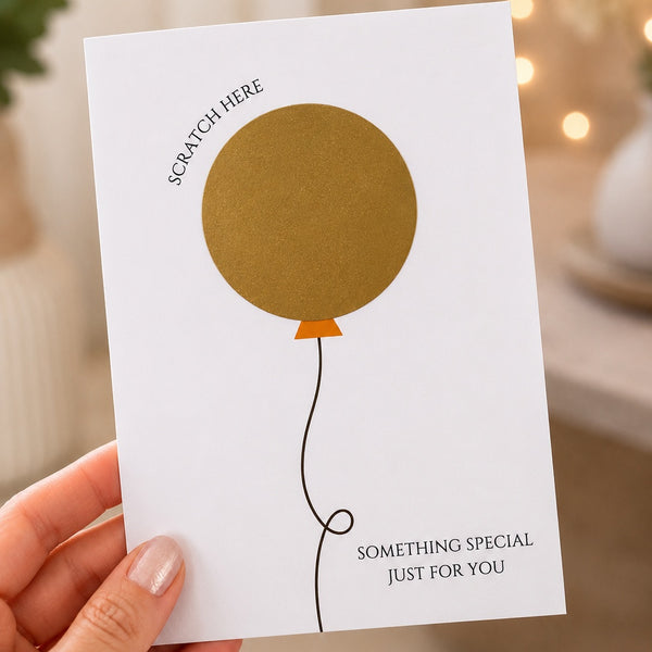 Custom Birthday Scratch Card