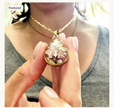 Buy Yourself the Damn Necklace Collection- Golden Wildflower Pendant