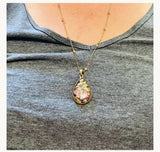 Buy Yourself the Damn Necklace Collection- Golden Wildflower Pendant