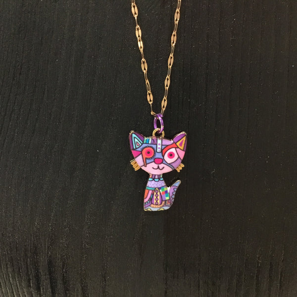 Cat Love Necklace