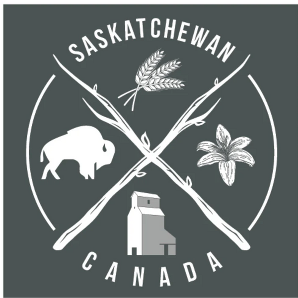 FLAT // Saskatchewan Crossed Sticks / Unisex T-shirt