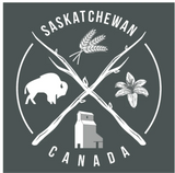 FLAT // Saskatchewan Crossed Sticks / Unisex T-shirt