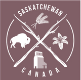 FLAT // Saskatchewan Crossed Sticks / Unisex T-shirt