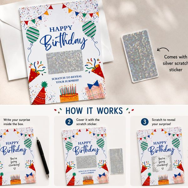 Custom Birthday Scratch Card