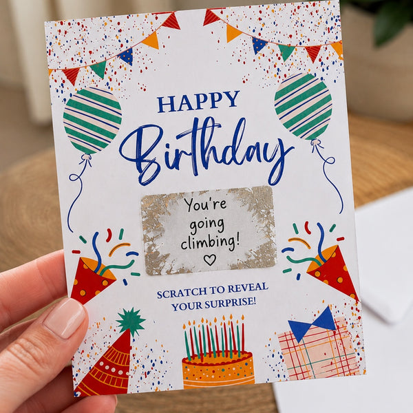 Custom Birthday Scratch Card