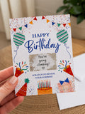 Custom Birthday Scratch Card