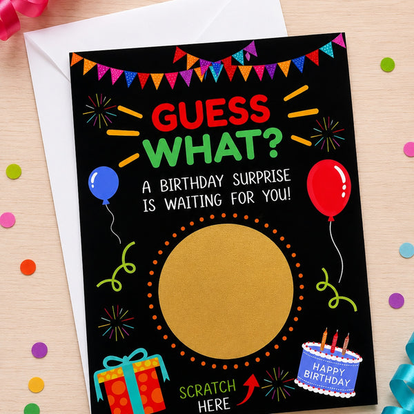 Custom Birthday Scratch Cards