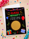 Custom Birthday Scratch Cards