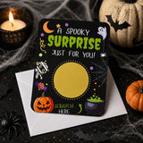 Custom Halloween Scratch Card