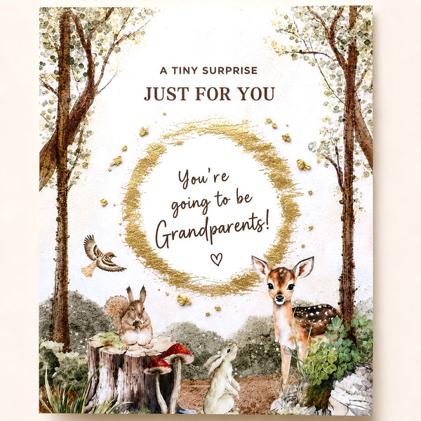 Custom Pregnancy Announcement Scratch Card