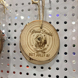 Wood Slide Ornaments