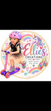 Enchanted Rainbow Meadow Clip On Earrings