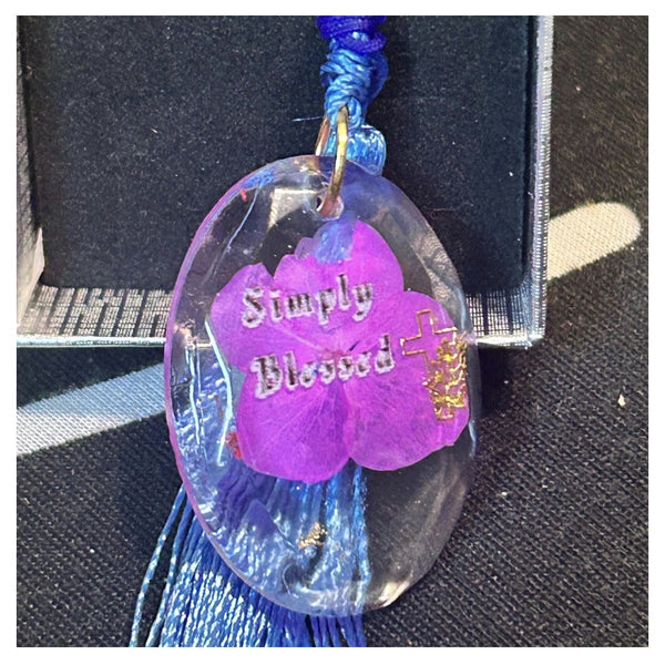 Faith-Filled Car Charm