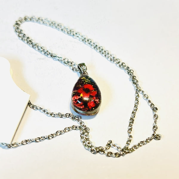 Faith & Remembrance Teardrop Necklace