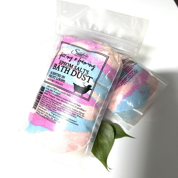 Fizzing & Foaming Epsom Salts Bath Dust