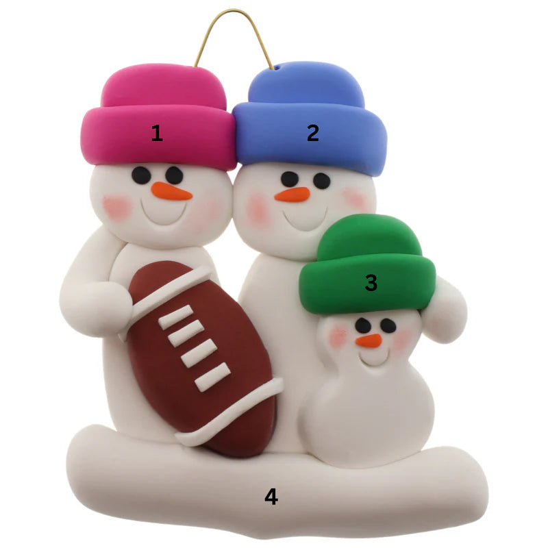 Football Family Ornaments