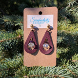 Handmade Leather Earrings - Standard