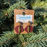 Handmade Leather Earrings - Standard
