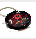 Honouring the past with poppies Keychain