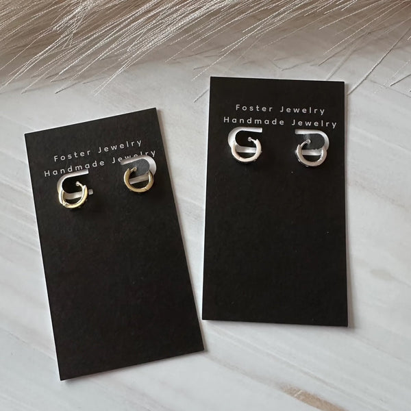 Eternity Hoop Earrings