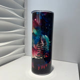 Forest with Beautiful Colored Sky Tumbler