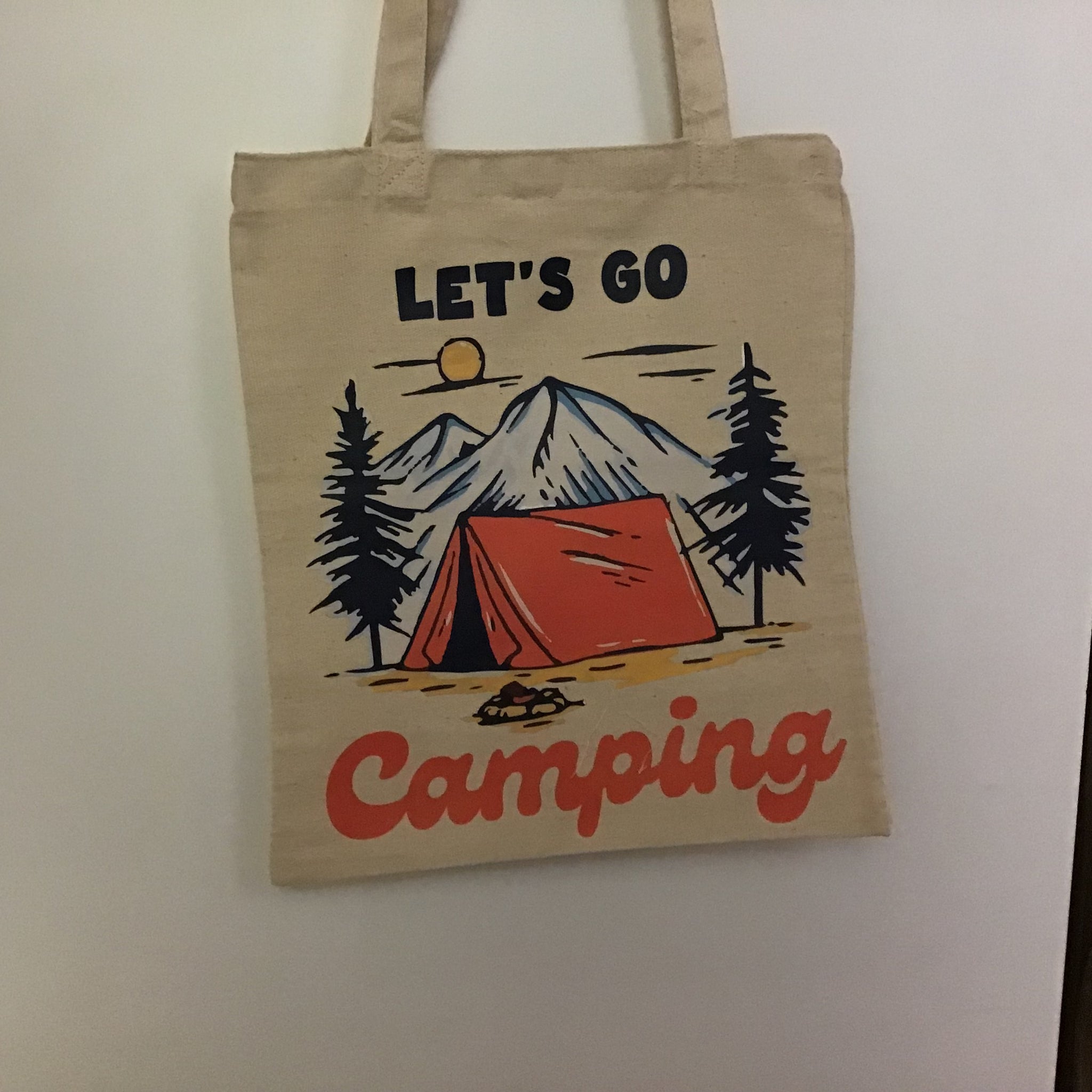Let’s Go Camping Tote
