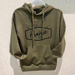 Forest Green Prairie Girl Bunnyhug