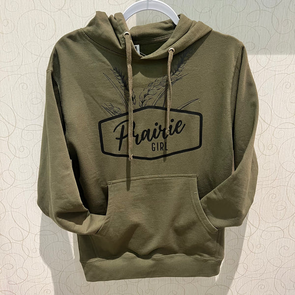 Forest Green Prairie Girl Bunnyhug
