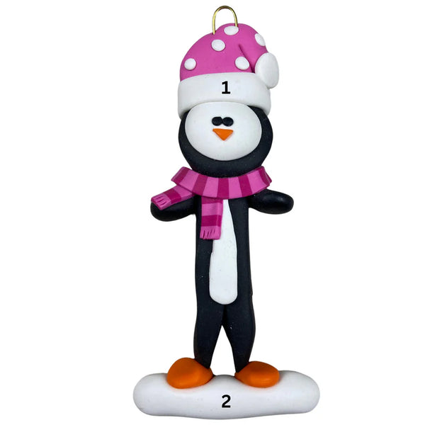 Scarf Penguin Ornaments