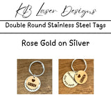 Personalized Double Stainless Steel Pet Tag