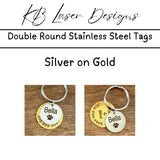 Personalized Double Stainless Steel Pet Tag