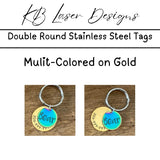 Personalized Double Stainless Steel Pet Tag