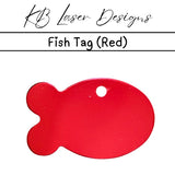 Personalized Fish Aluminum Pet Tag