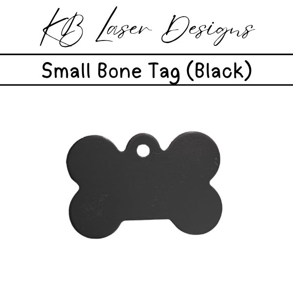 Personalized Small Bone Aluminum Pet Tag