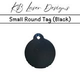Personalized Small Round Aluminum Pet Tag