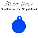 Personalized Small Round Aluminum Pet Tag