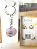 Alberta Mountain Keychain