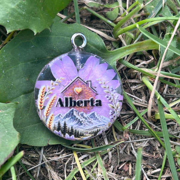 Alberta Mountain Keychain