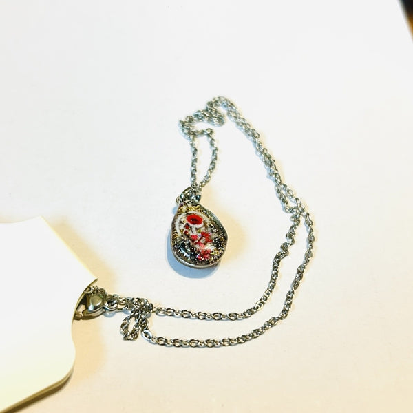 Poppies Forever in Bloom Necklace