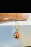 Poppies Forever in Bloom Necklace