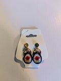 Poppy of Remembrance 18K Gold Plated Earrings